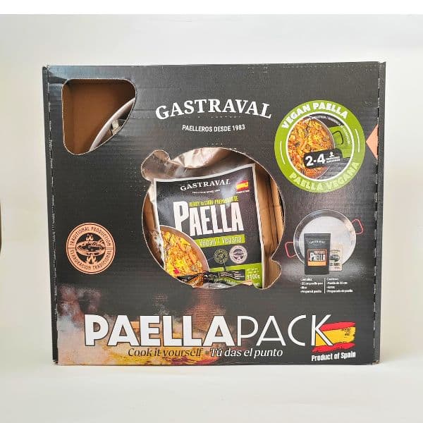 Paella tarjoiltuna